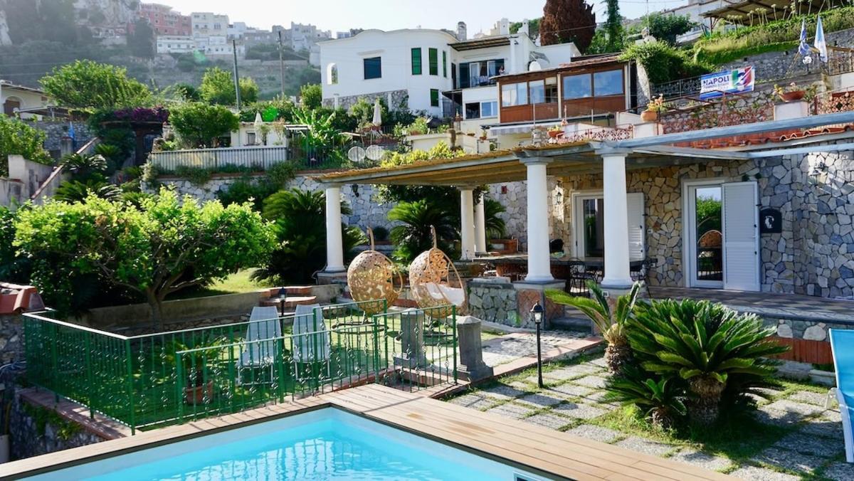 Villa Amalu Capri Piscina E Giardino Eksteriør bilde