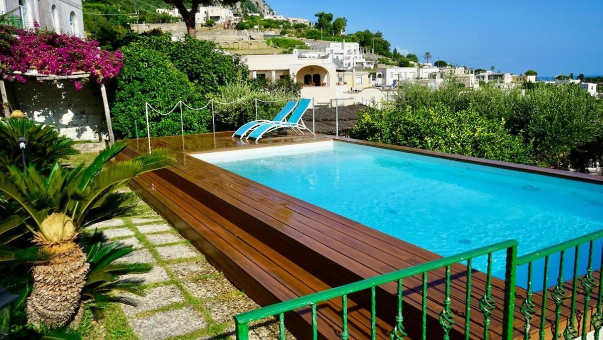 Villa Amalu Capri Piscina E Giardino Eksteriør bilde